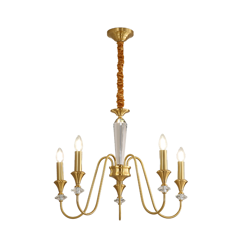 Digya French Retro Black Crystal Candle Pendant European Vintage Living Room Bedroom Atmospheric Luxury Lighting-8845 - 이미지 22