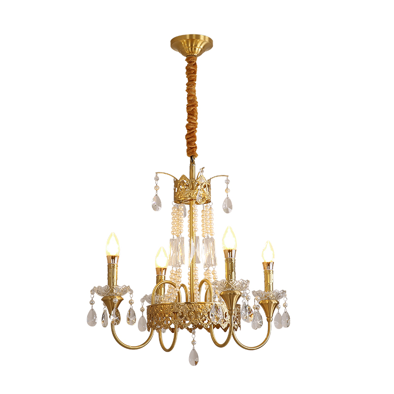 Duplex crystal chandelier villa hotel engineering hall lamp atmospheric European living room chandelier staircase chandelier-9933 - Imagen 8