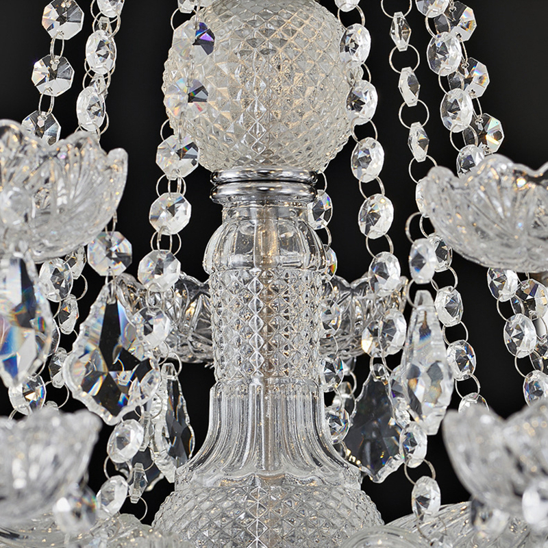 K9 Crystal Chandelier European Crystal Candle Lamp Suitable for Home Living Room, Bedroom, Dining Room, High end Hotel Exhibition Hall, Wedding Celebration-33199 - Imagen 9