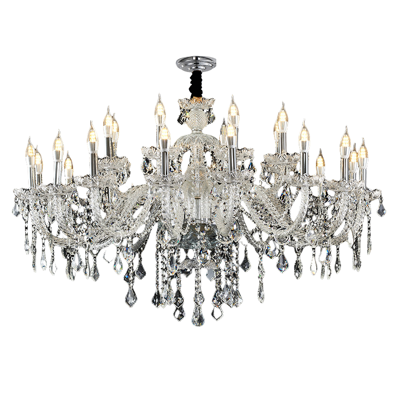 K9 Crystal Chandelier European Crystal Candle Lamp Suitable for Home Living Room, Bedroom, Dining Room, High end Hotel Exhibition Hall, Wedding Celebration-33199 - Imagen 18