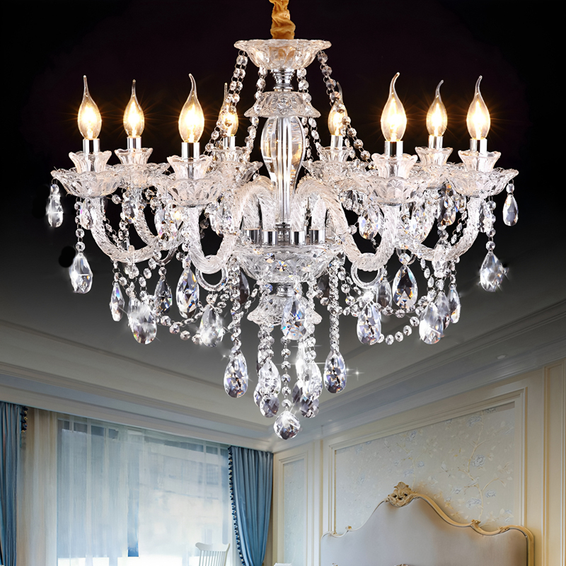 Duplex crystal chandelier villa hotel engineering hall lamp atmospheric European living room chandelier staircase chandelier-33201 - 이미지 3