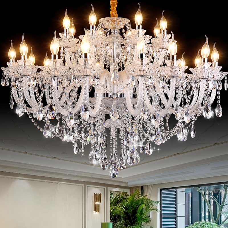 Duplex crystal chandelier villa hotel engineering hall lamp atmospheric European living room chandelier staircase chandelier-33201 - 이미지 6