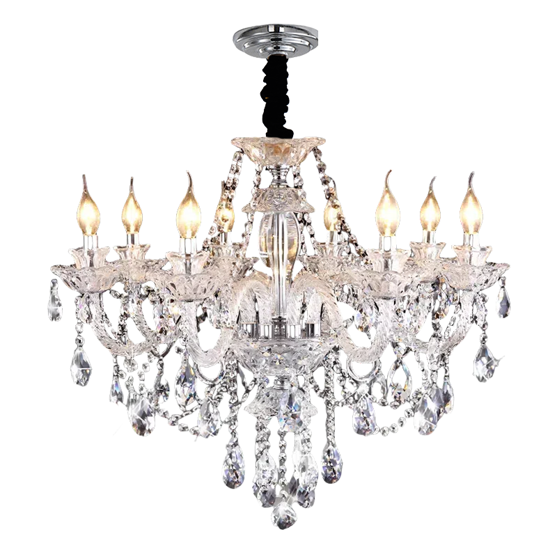 Duplex crystal chandelier villa hotel engineering hall lamp atmospheric European living room chandelier staircase chandelier-33201 - 이미지 8