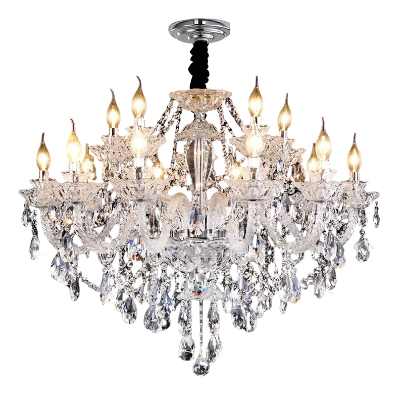 Duplex crystal chandelier villa hotel engineering hall lamp atmospheric European living room chandelier staircase chandelier-33201 - 이미지 9