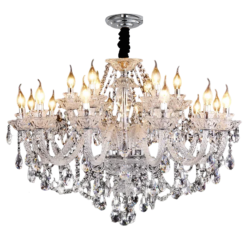 Duplex crystal chandelier villa hotel engineering hall lamp atmospheric European living room chandelier staircase chandelier-33201 - 이미지 10