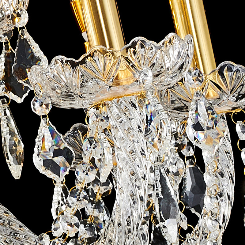 French luxury crystal chandelier, retro palace style living room, creative and personalized dining room lights, high-end wedding lighting fixtures-33202 - 이미지 6