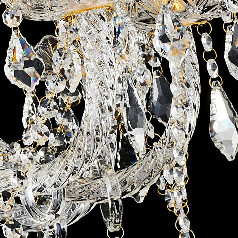 French luxury crystal chandelier, retro palace style living room, creative and personalized dining room lights, high-end wedding lighting fixtures-33202 - 이미지 7