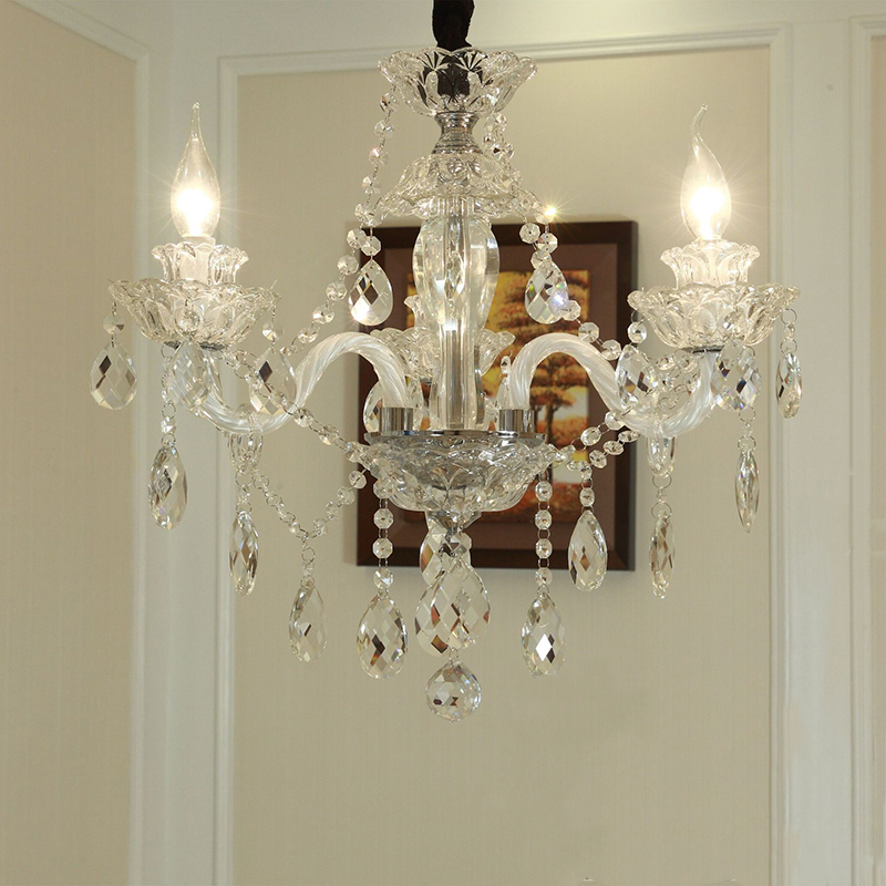 Living room pendant light, European restaurant light, bedroom light, atmospheric duplex building crystal pendant light, hotel lobby pendant light, staircase light-68429 - 画像 (4)
