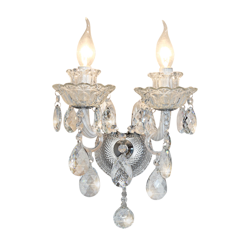 Living room pendant light, European restaurant light, bedroom light, atmospheric duplex building crystal pendant light, hotel lobby pendant light, staircase light-68429 - 画像 (16)