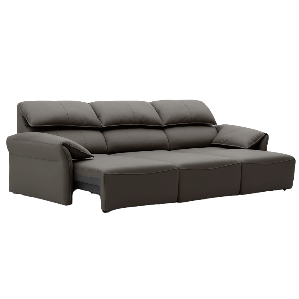 Đầu da bò/nửa da nhỏ da bò màu vàng nâu thẳng hàng ba người-S-112 - Ảnh 7