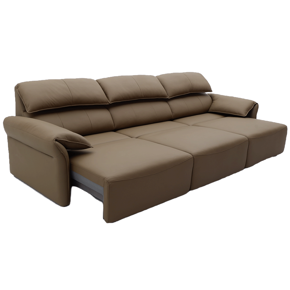 Đầu da bò/nửa da nhỏ da bò màu vàng nâu thẳng hàng ba người-S-112 - Ảnh 9