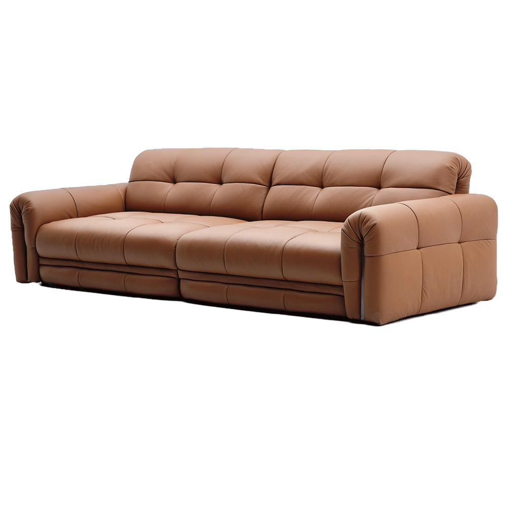 Da bò lớp đầu/da đầy đủ da bò nhỏ màu vàng nâu thẳng hàng đôi-S-666 - Ảnh 5