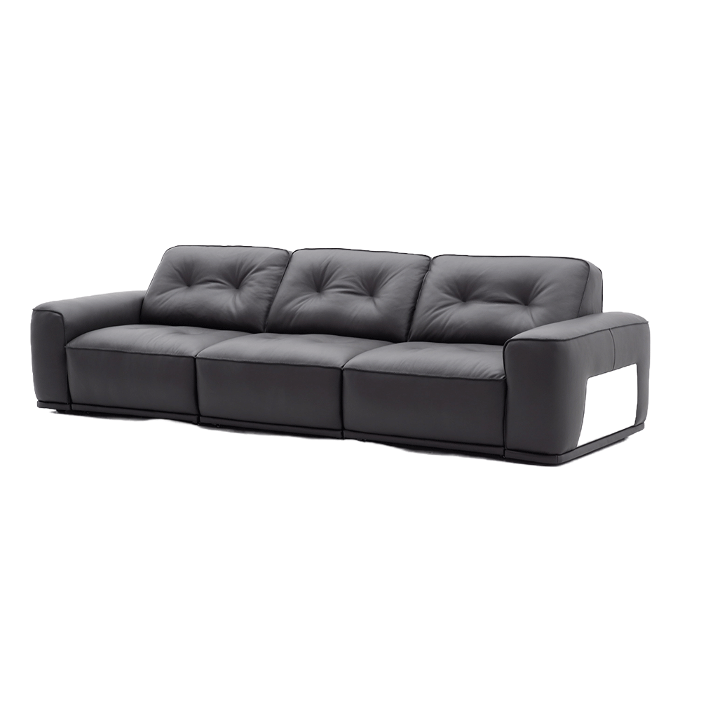 2.0 Đầu da bò/da đầy đủ da nhỏ màu vàng da bò đen thẳng hàng ba người-S-616 - Ảnh 3