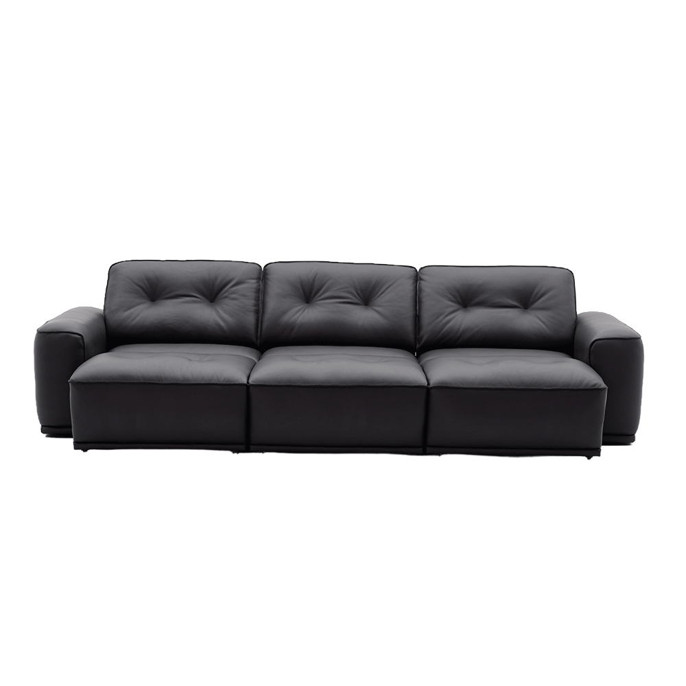 2.0 Đầu da bò/da đầy đủ da nhỏ màu vàng da bò đen thẳng hàng ba người-S-616 - Ảnh 5