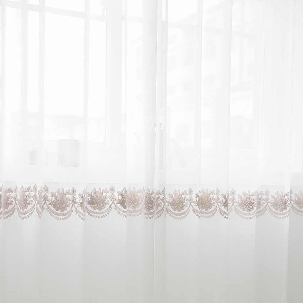 Polyester trắng dưới sợi rèm-Lăng loàn2331 - Ảnh 3