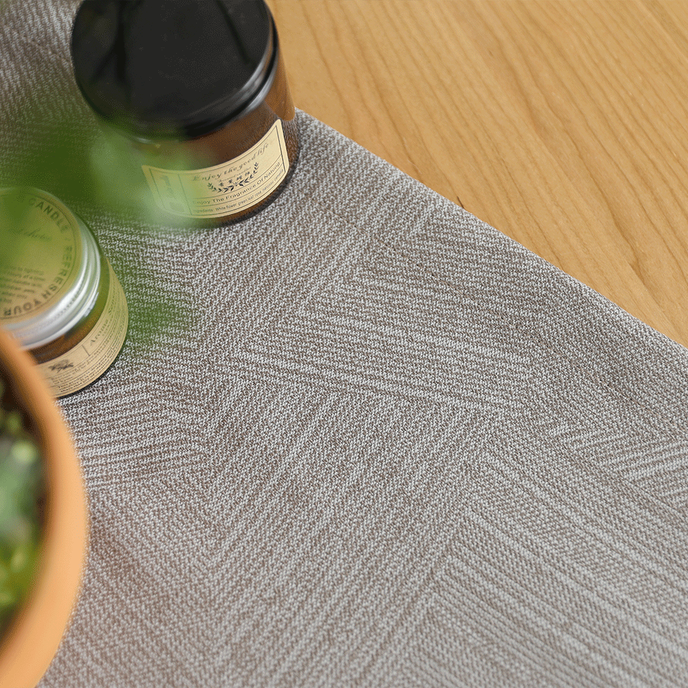 Cotton lanh ánh sáng Champagne màu cơ sở sợi Curtain-Pháp7371 - Ảnh 3