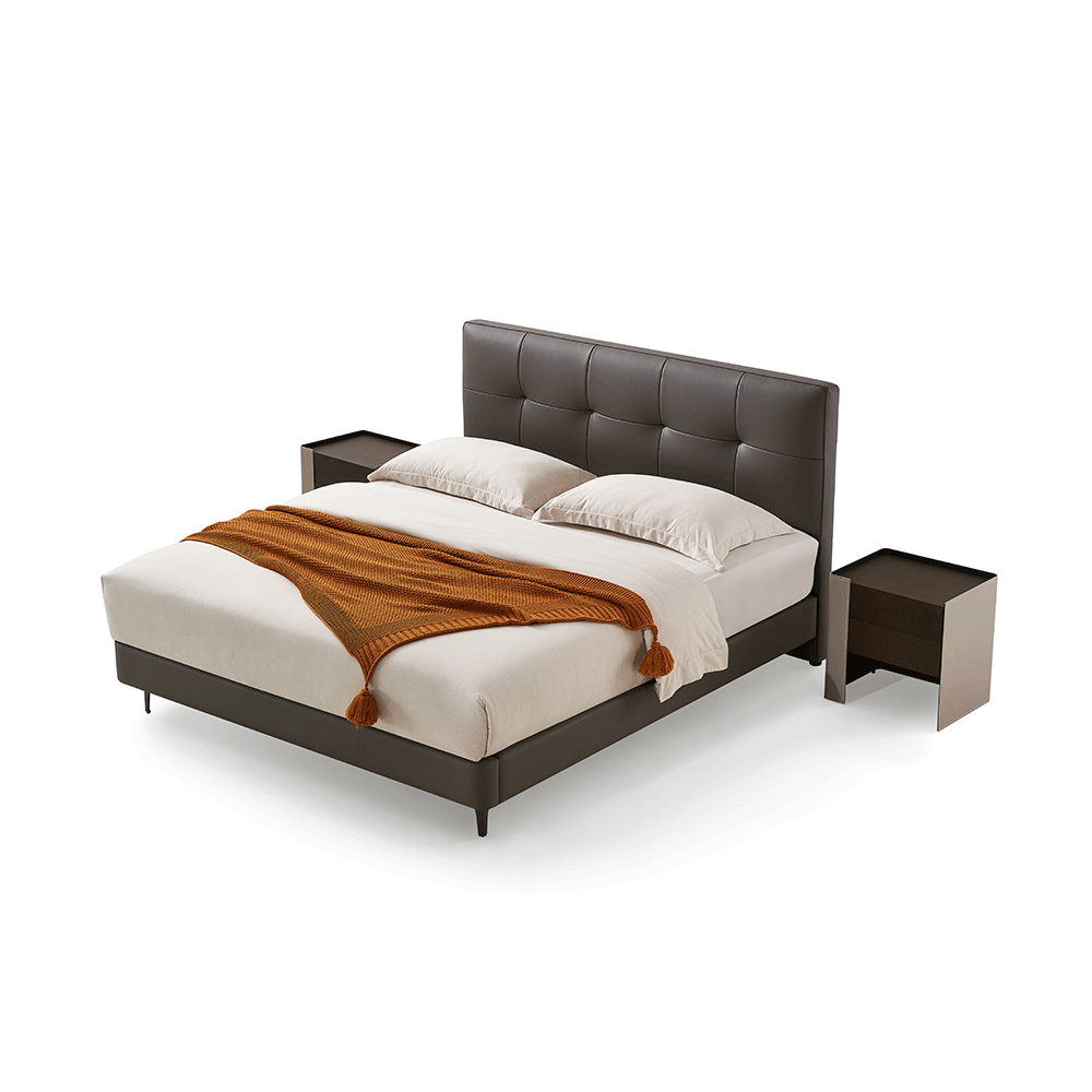 Giường mềm D40 màu nâu sẫm -MT-RC880 - Ảnh 2