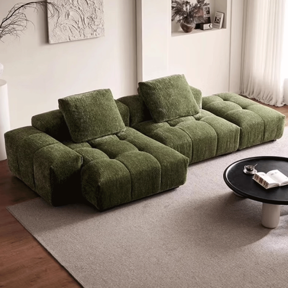 Sofa vải xanh - WM-SF552 - Ảnh 2