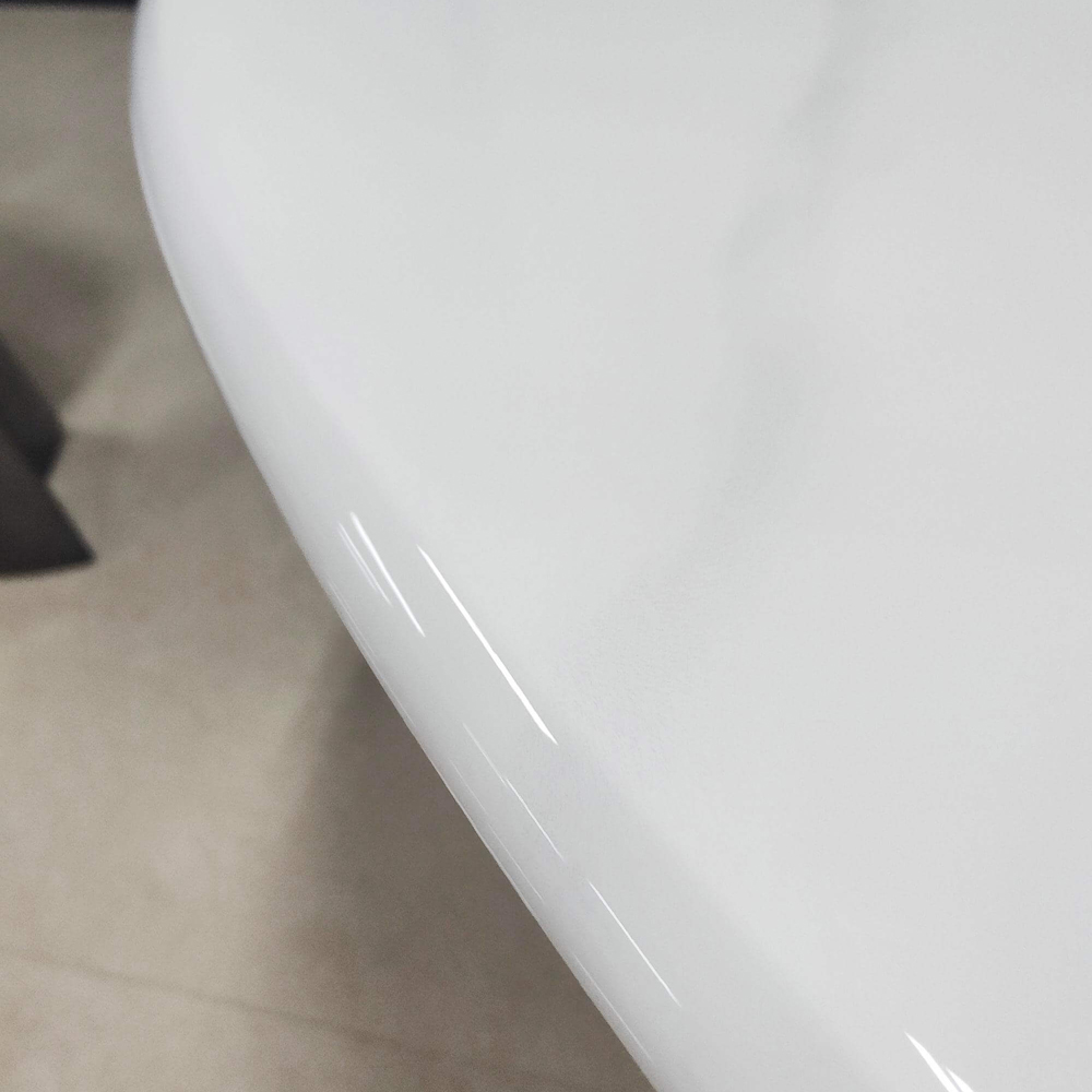 Bộ bàn trà đôi hiện đại-Màu trắng +Màu bạc PTCJ2402Y (China Rock Slab) - Ảnh 4