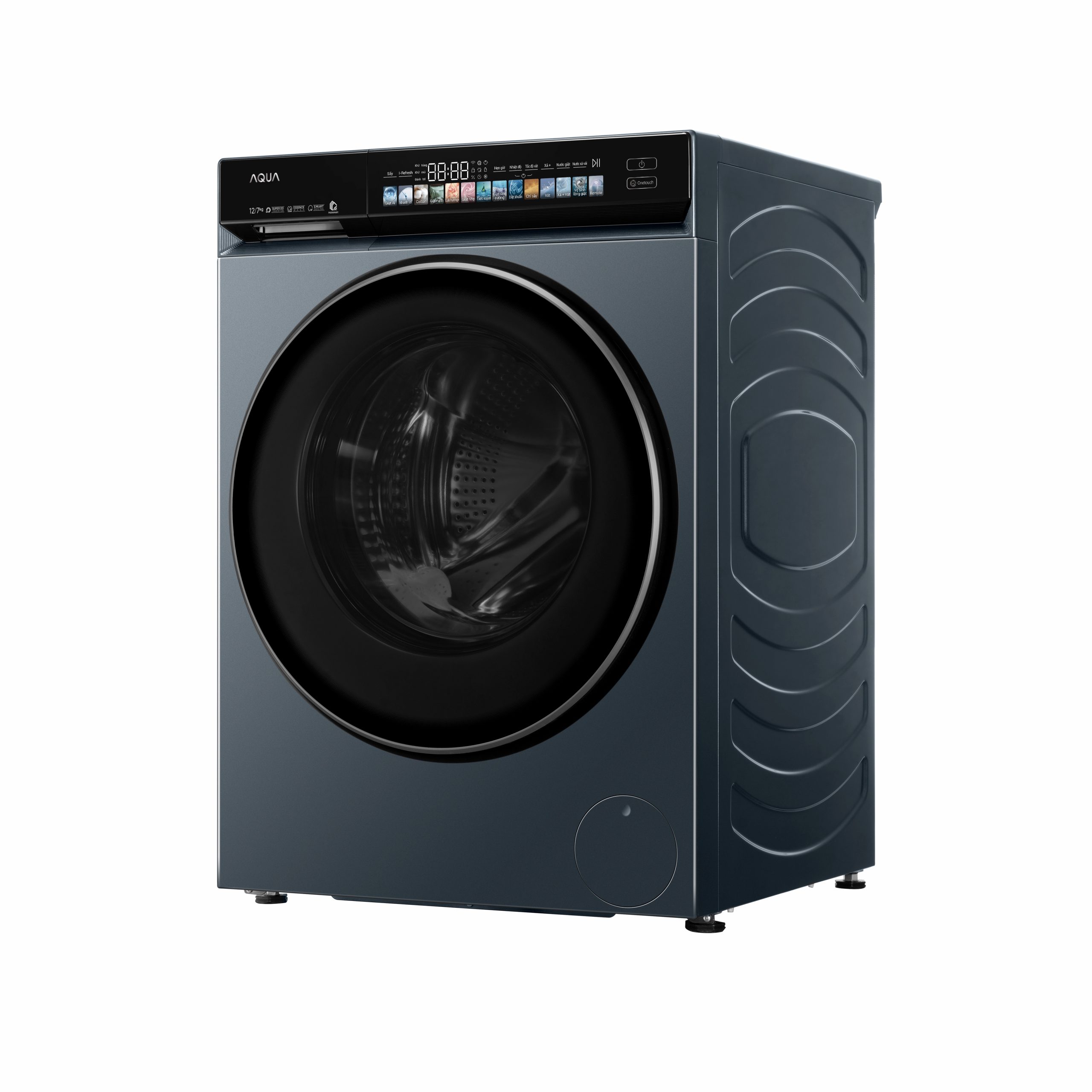 Máy giặt sấy Aqua Inverter giặt 12 kg - sấy 7 kg AWD12-BD4377U1L(GN) - Ảnh 2