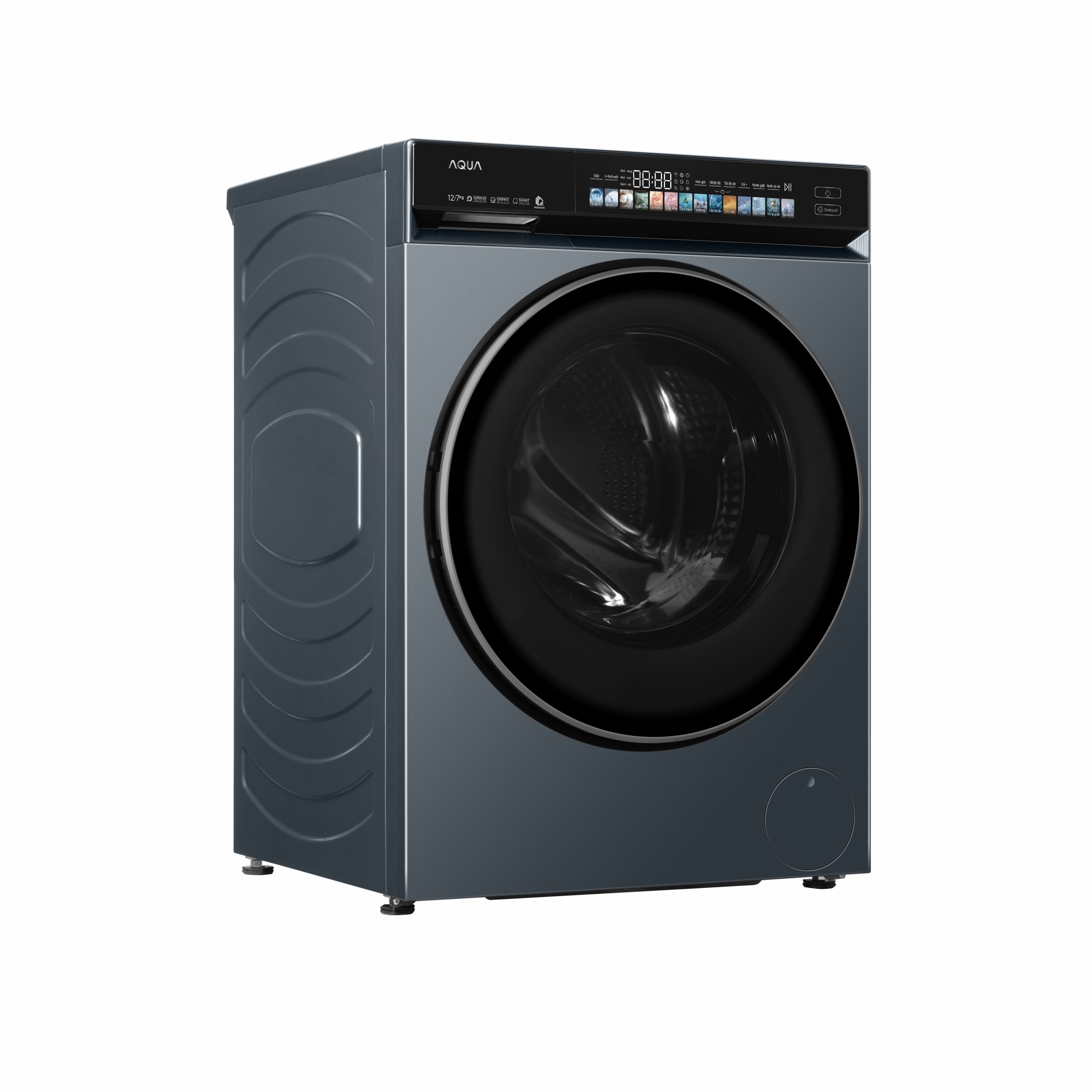 Máy giặt sấy Aqua Inverter giặt 12 kg - sấy 7 kg AWD12-BD4377U1L(GN) - Ảnh 3