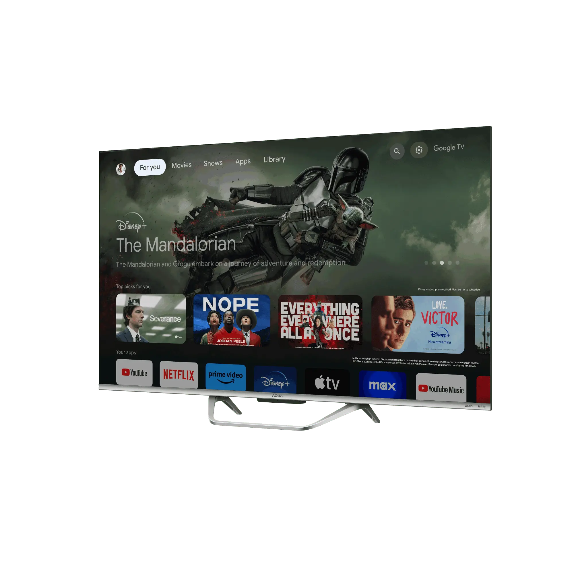 Google Tivi QLED Aqua 4K 50 inch AQT50S800UX - Ảnh 2