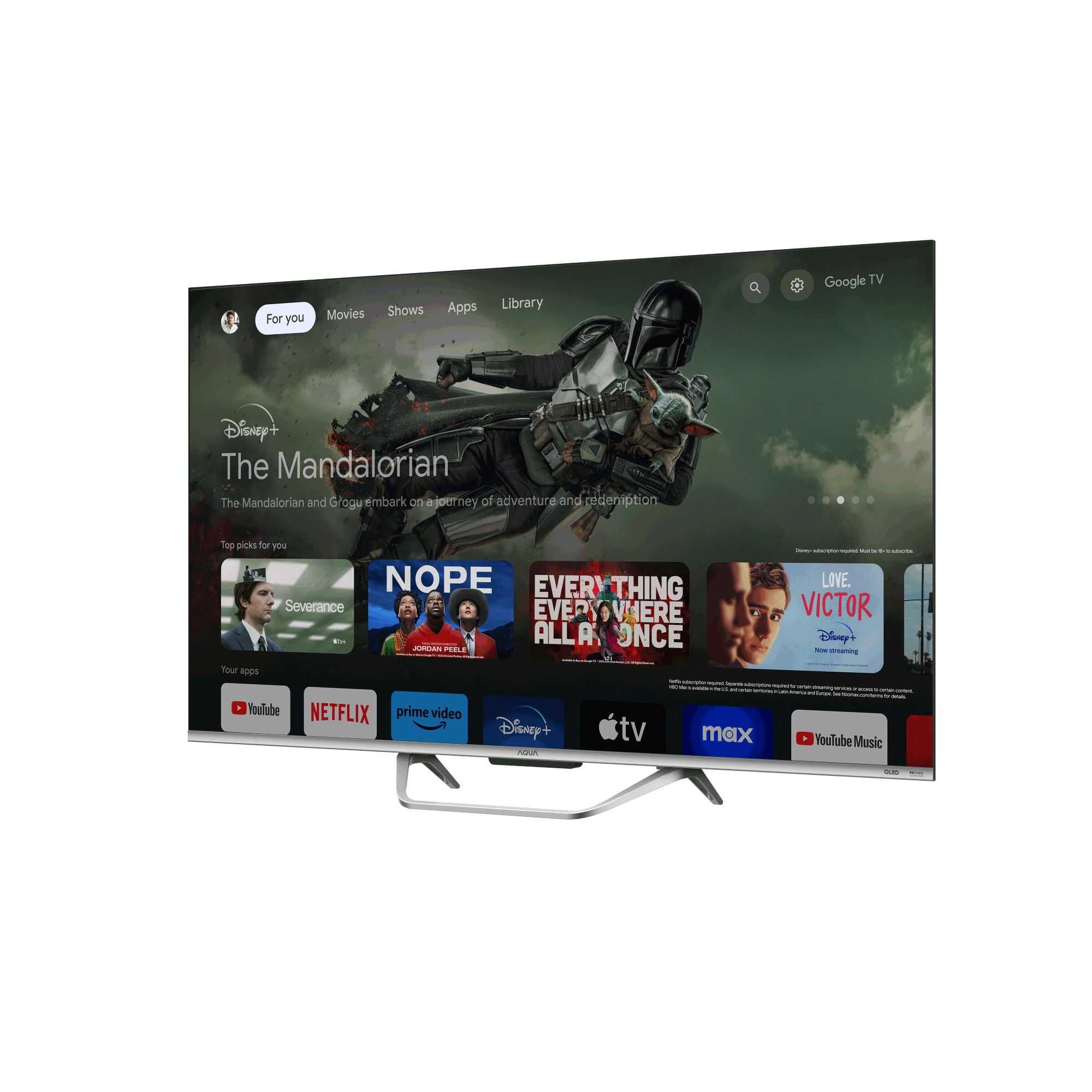 TIVI QLED 4K AQT55S800UX