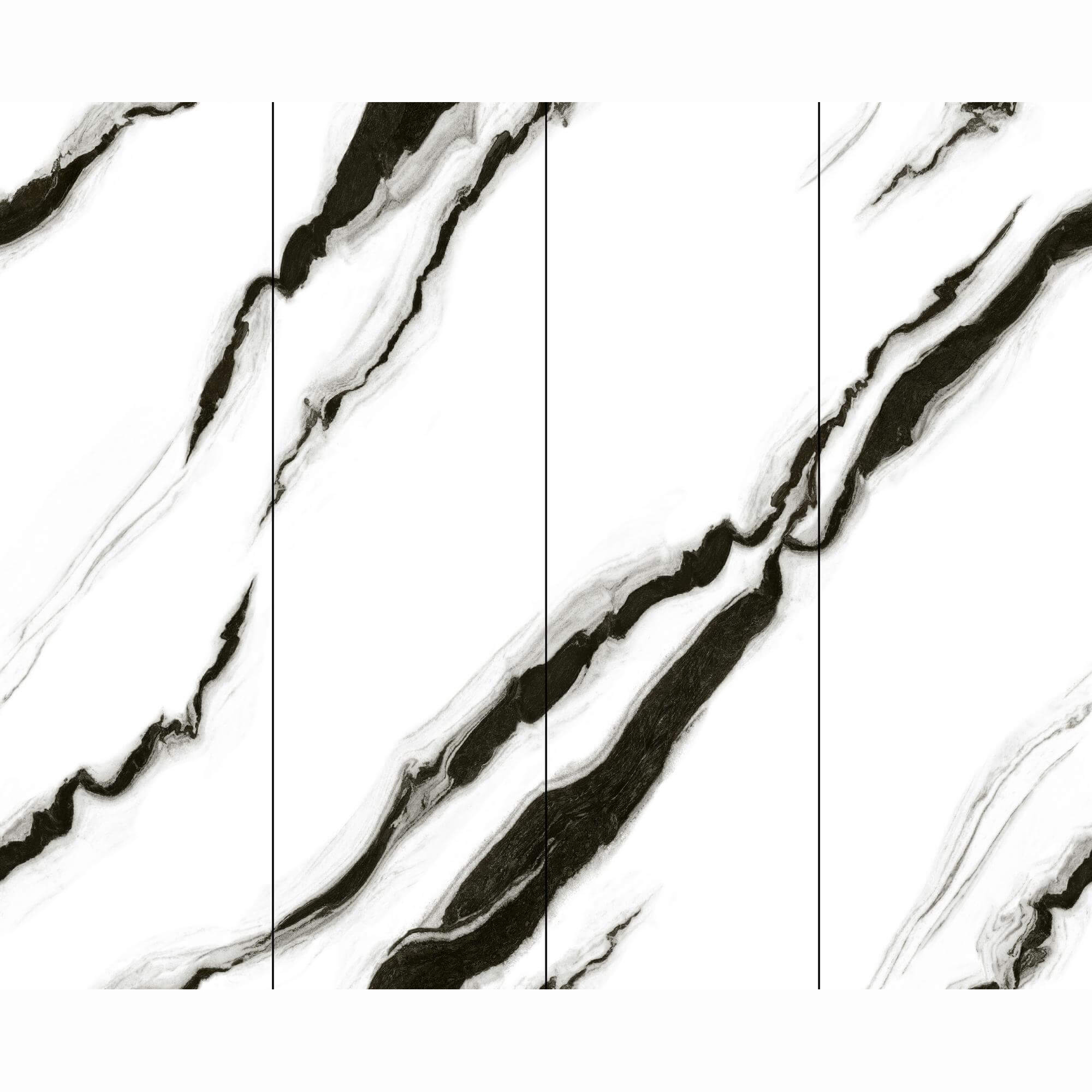 Tấm đá nhân tạo trắng gấu trúc-8609L0008Q-ABCD (China Rock Slab)